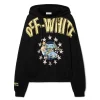 Off-White black fresco star hoodie