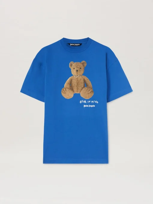 Palm Angels Bear in Mind T-shirt Blue