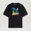Palm Angels Burning Oasi T-shirt BLACK