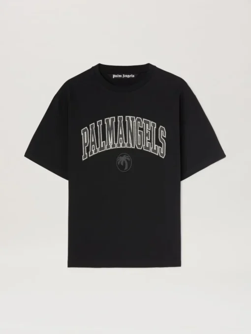 Palm Angels College Logo T-shirt BLACK