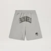 Palm Angels College Palm Shorts Grey