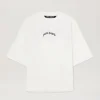 Palm Angels Curved logo Oversize T-shirt White