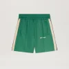 Palm Angels Embroidered Logo Track shorts Forest Green