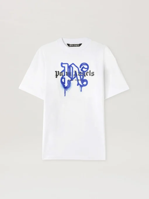 Palm Angels Monogram Spray City T-shirt New York