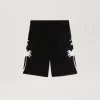 Palm Angels Palm Inlay knit shorts BLACK