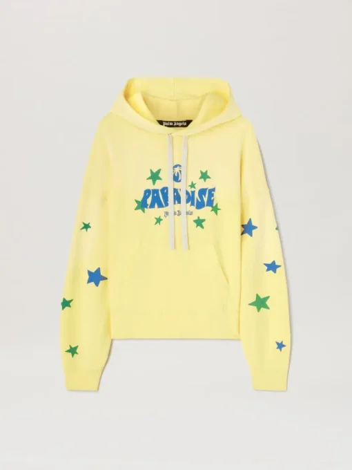 Palm Angels Paradise Hoodie 1845 YELLOW – BLUE