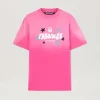 Palm Angels Paradise Print T-Shirt 3203 FUCHSIA