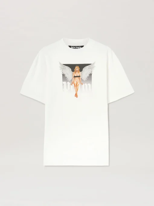 Palm Angels Pin up T-shirt OFF WHITE