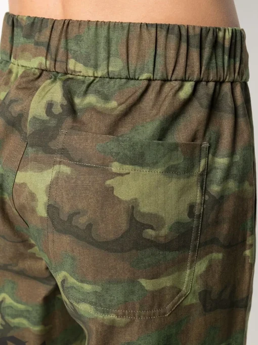 Palm Angels Camouflage-Print Cargo Trousers