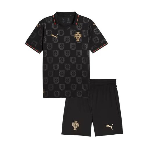 Camiseta Portugal 2026 Edición Especial Pantera Negra TALLA DE NIÑO