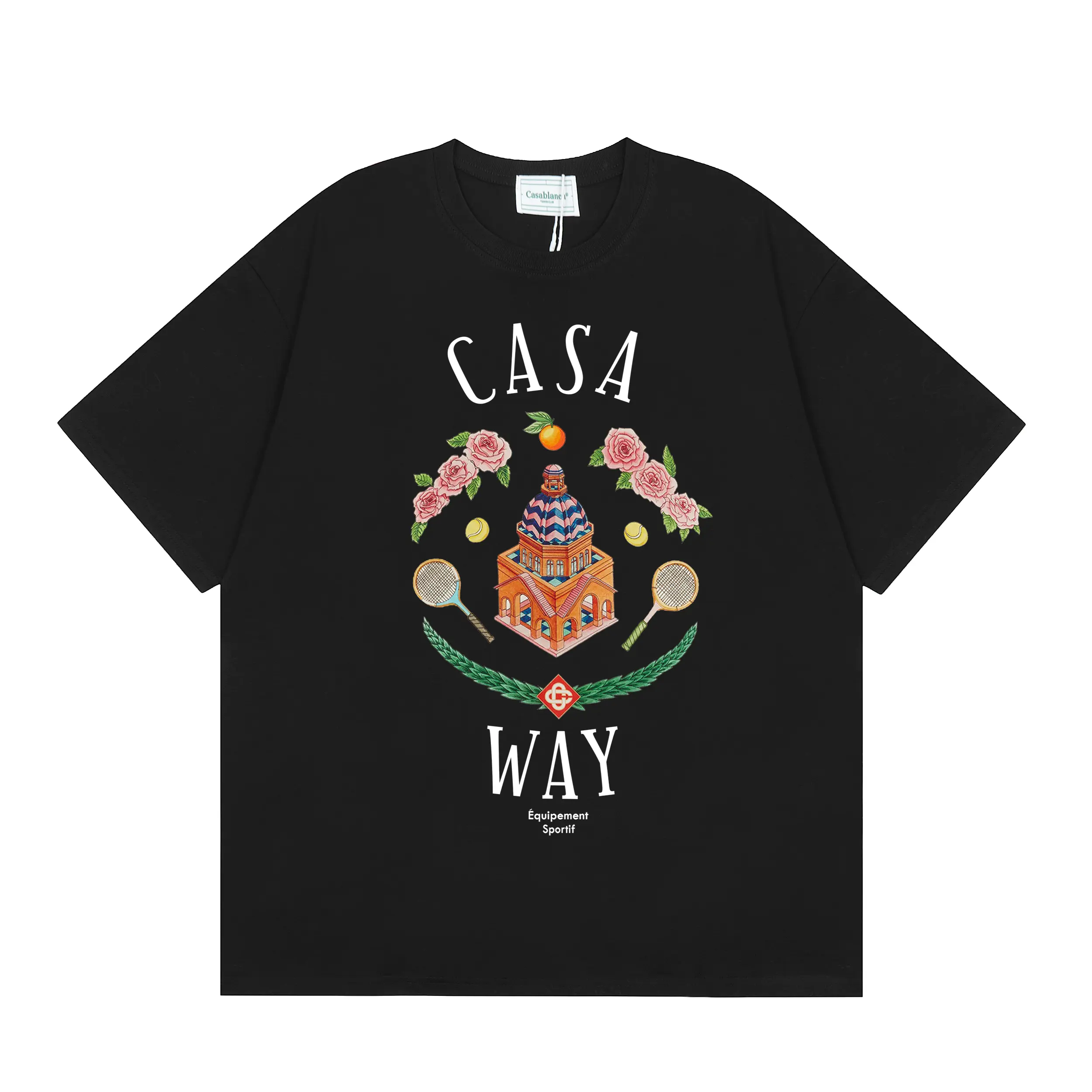 Casablanca T-Shirt Black