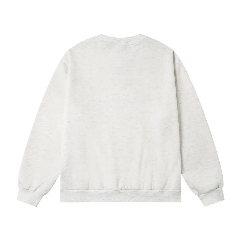 Corteiz Alcatraz Classic Letter Logo Print Casual Fleece Sweatshirt White - Imagen 2