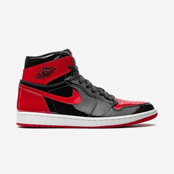 Air Jordan 1 Retro High OG Bred Patent - Imagen 2