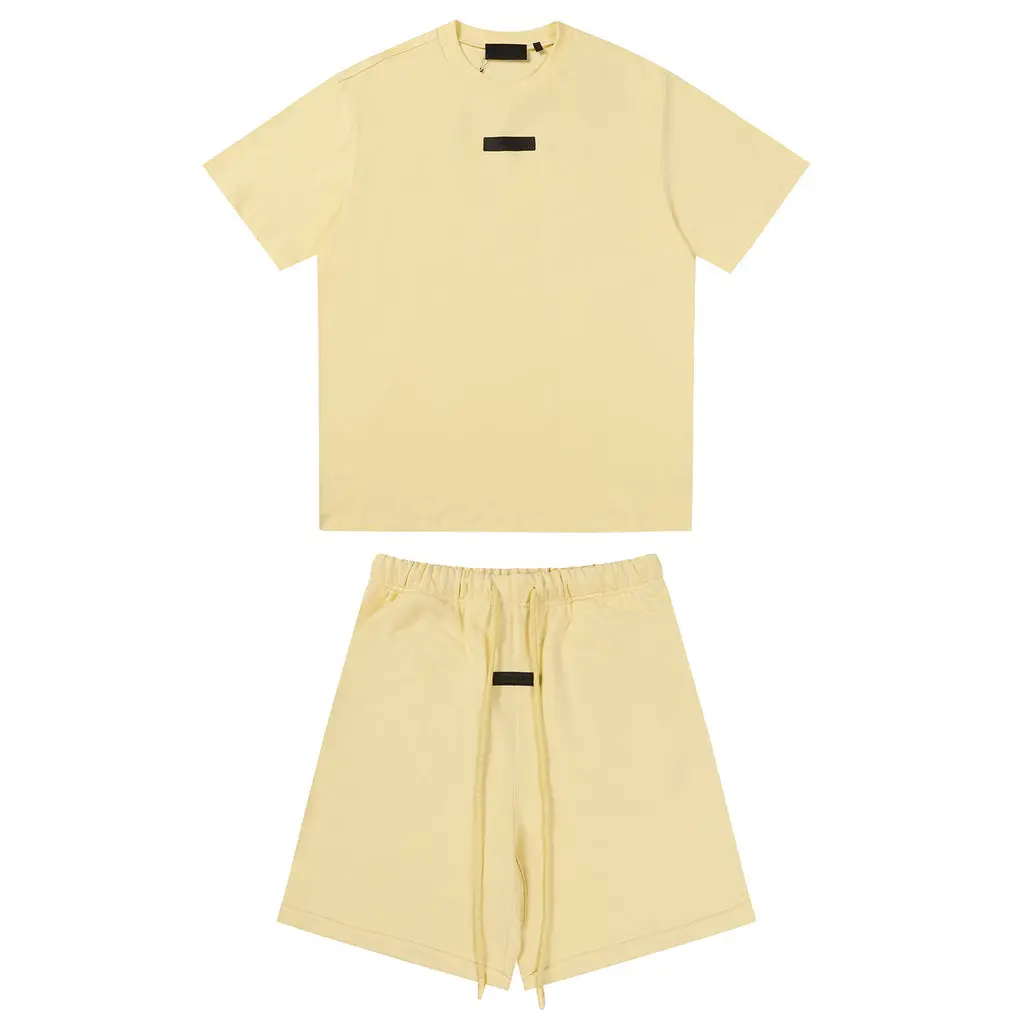 Essentials Short Set Cream White
