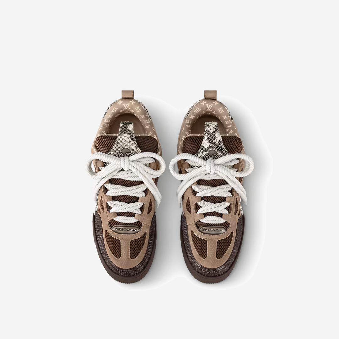 Louis Vuitton Skate- Brown Snakeskin - Imagen 4