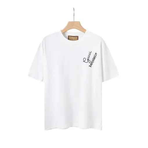 Balenciaga collaboration T-shirt Black White - Imagen 2