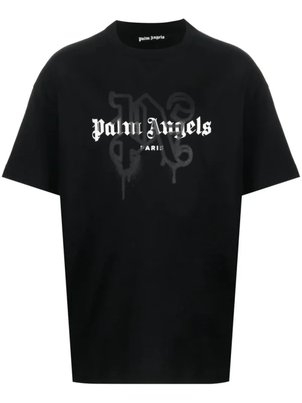 Palm Angels Paris monogram-print T-shirt
