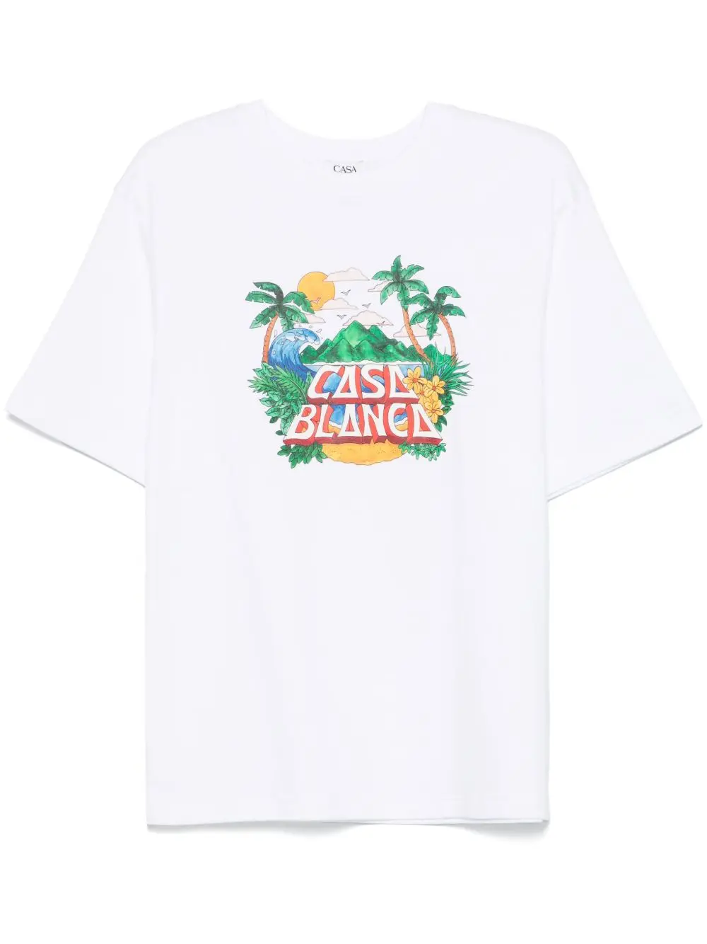 Casablanca Casa Beach Wave T-shirt White