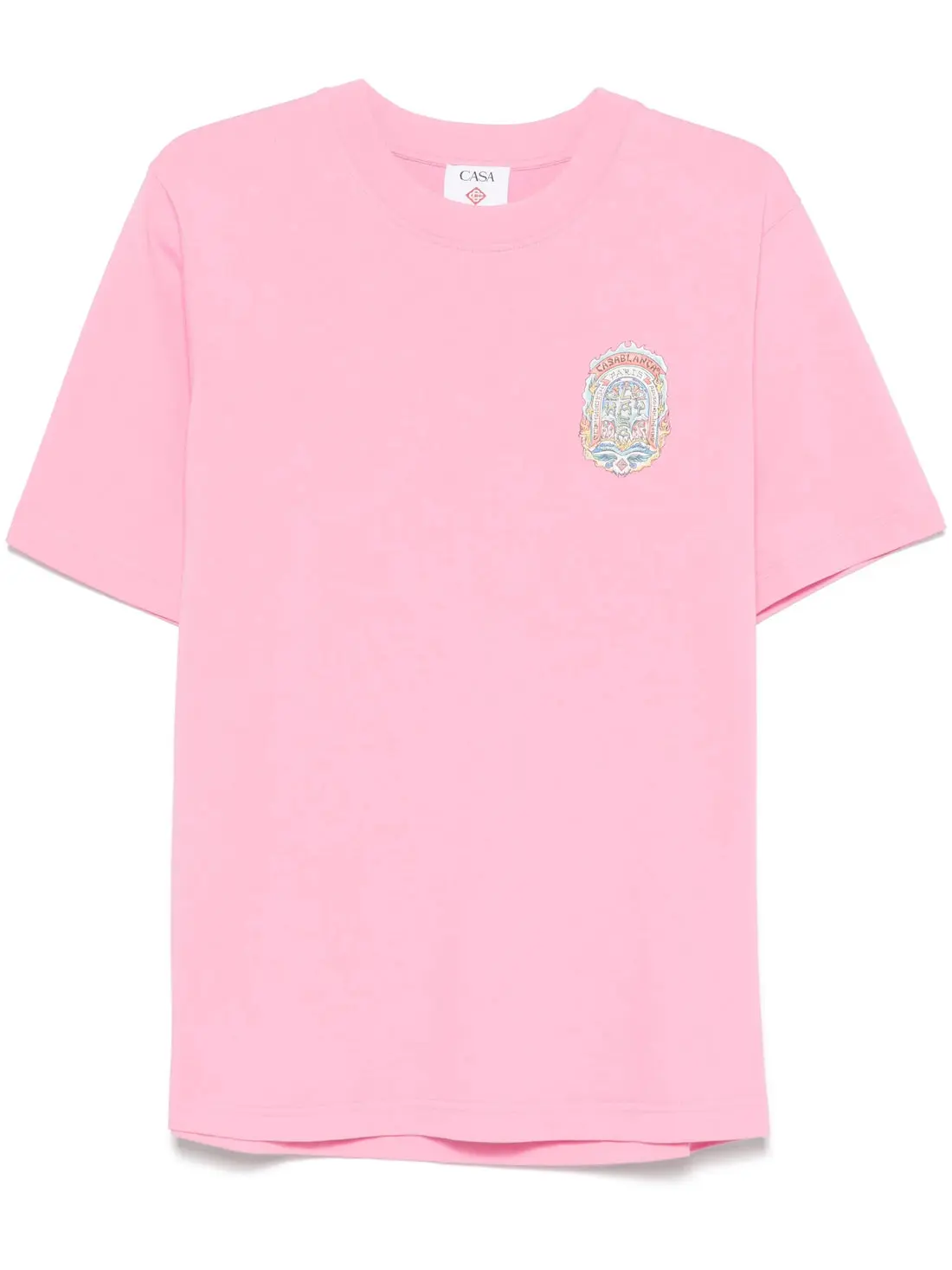 Casablanca asa Way Skate Printed T-Shirt Pink