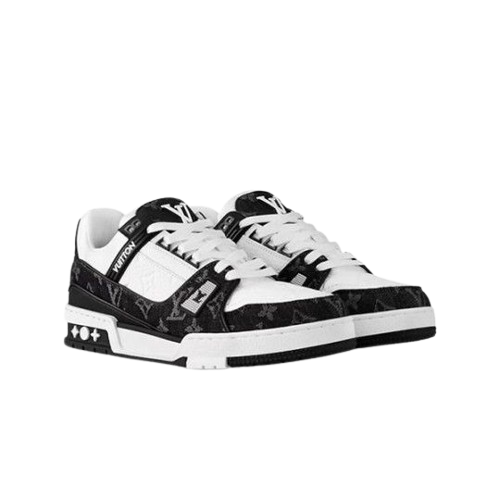 Louis Vuitton Trainer - White Black - Imagen 4