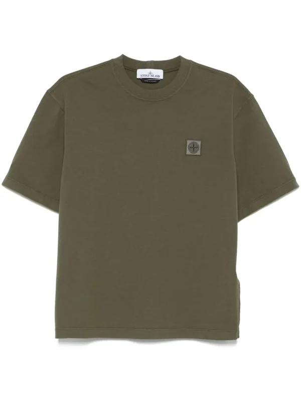 Stone Island short-sleeve T-shirt khaki