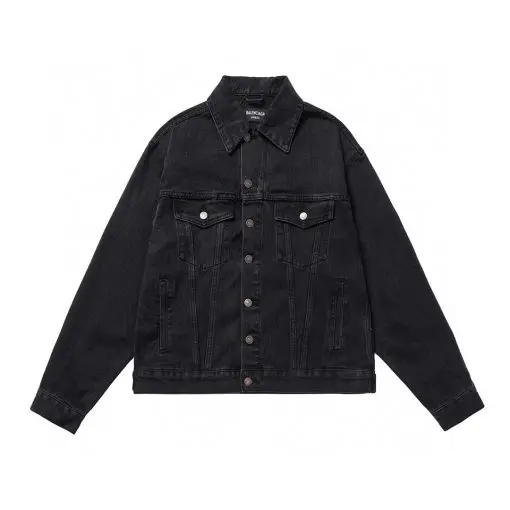 Balenciaga Denim Jacket Black