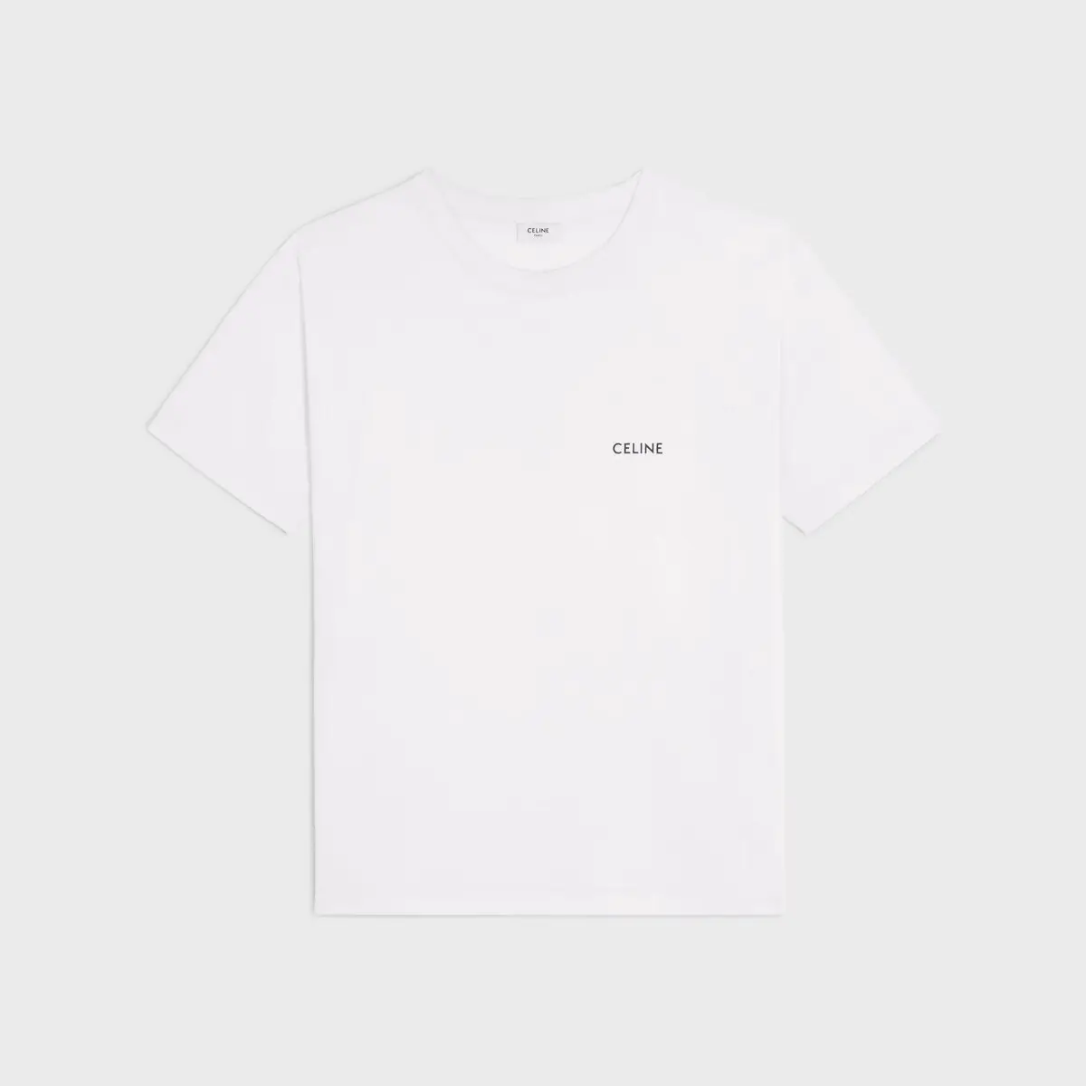 Celine loose t-shirt IN cotton jersey white