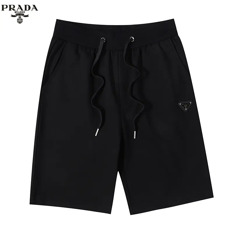 Prada Re-Nylon Shorts White Black - Imagen 3