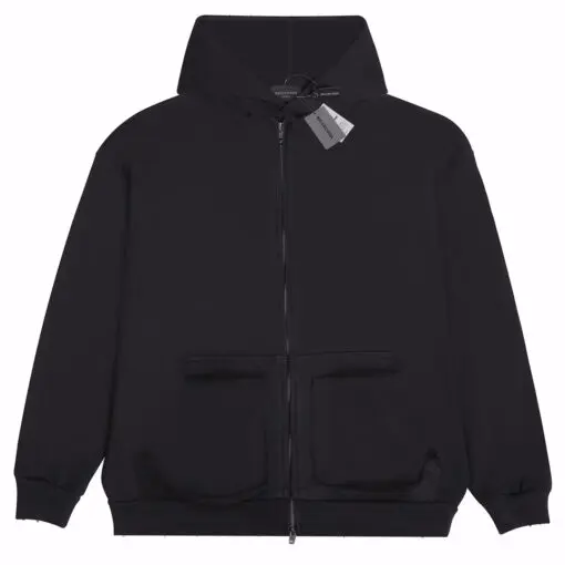 Balenciaga Zip Hoodie Full Black