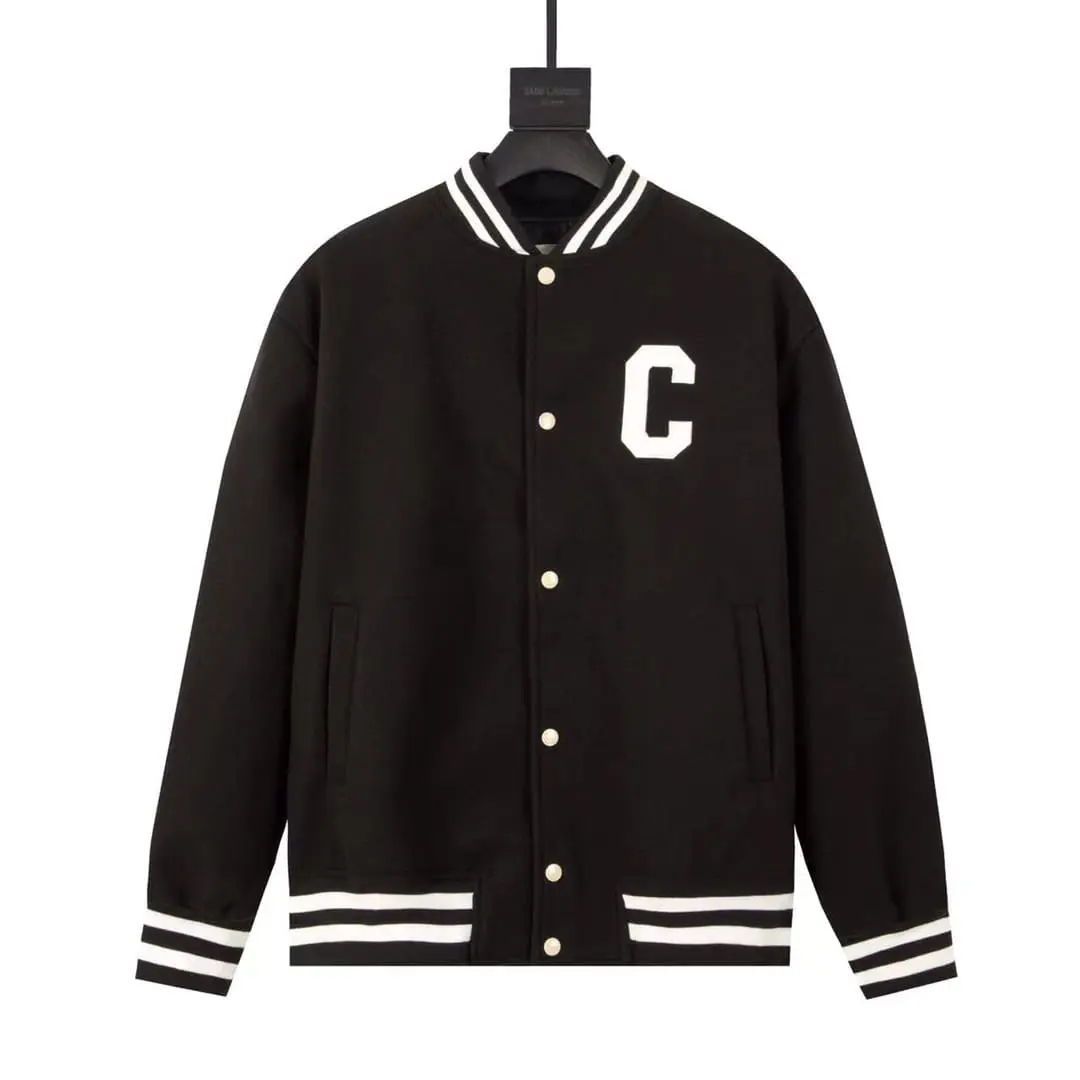 Celine Wool letter jacket