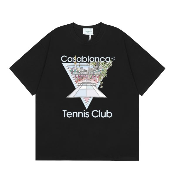 Casablanca Tennis Club T-shirt Black