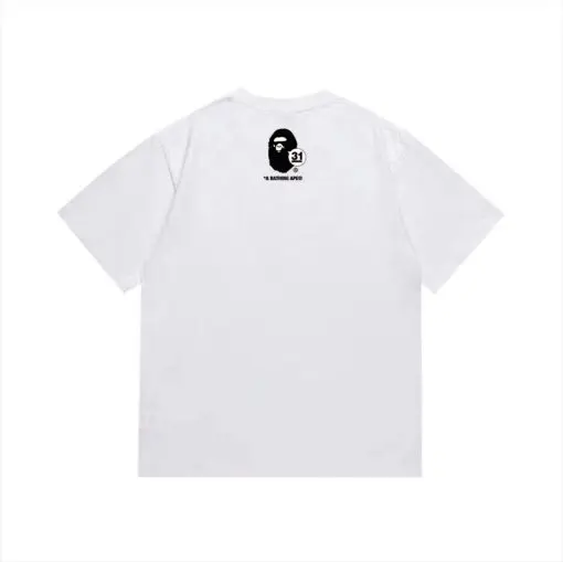 BAPE Bathing Ape T Shirt White - Imagen 2
