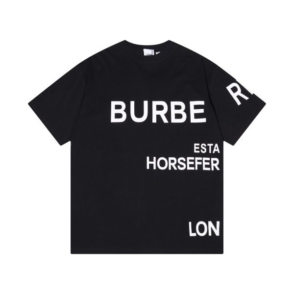 Burberry TB logo T-shirt Black (Copy)
