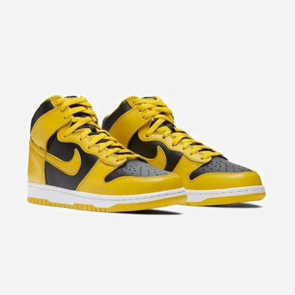 Nike Dunk High- Black Varsity Maize - Imagen 2