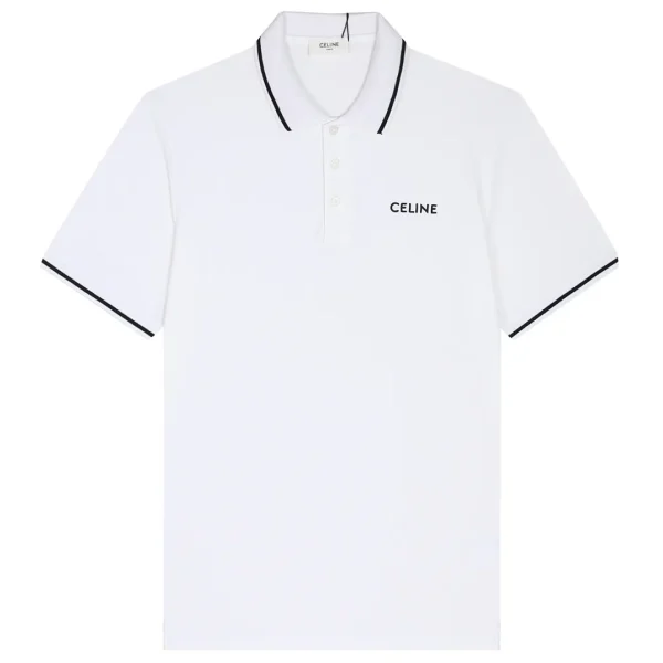 Celine Polo T-Shirt White