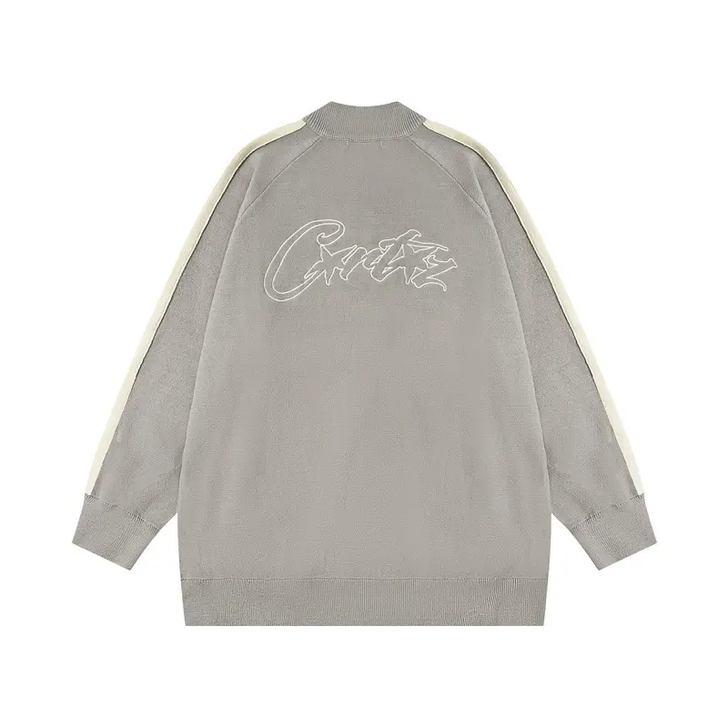 Corteiz Knit V2 Zip Gray - Imagen 2