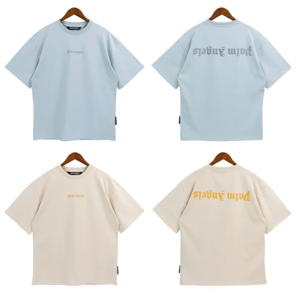 Palm Angels Shark T-shirt Sky Blue/Light sand