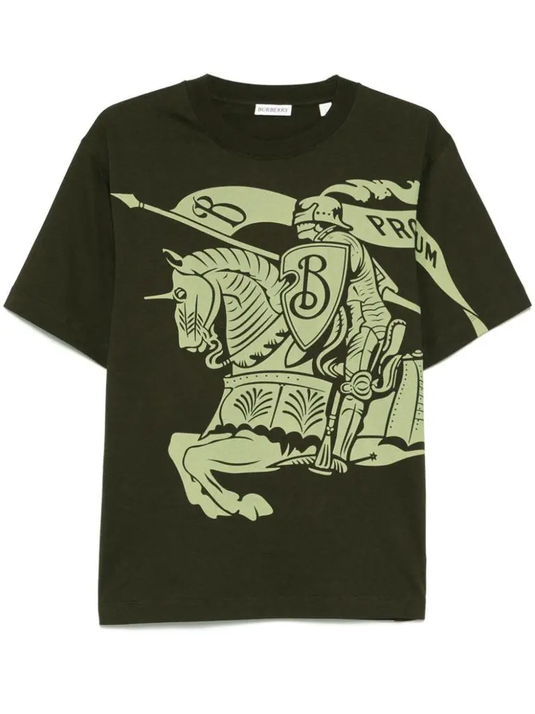 Burberry EKD Badge Cotton T-shirt Black