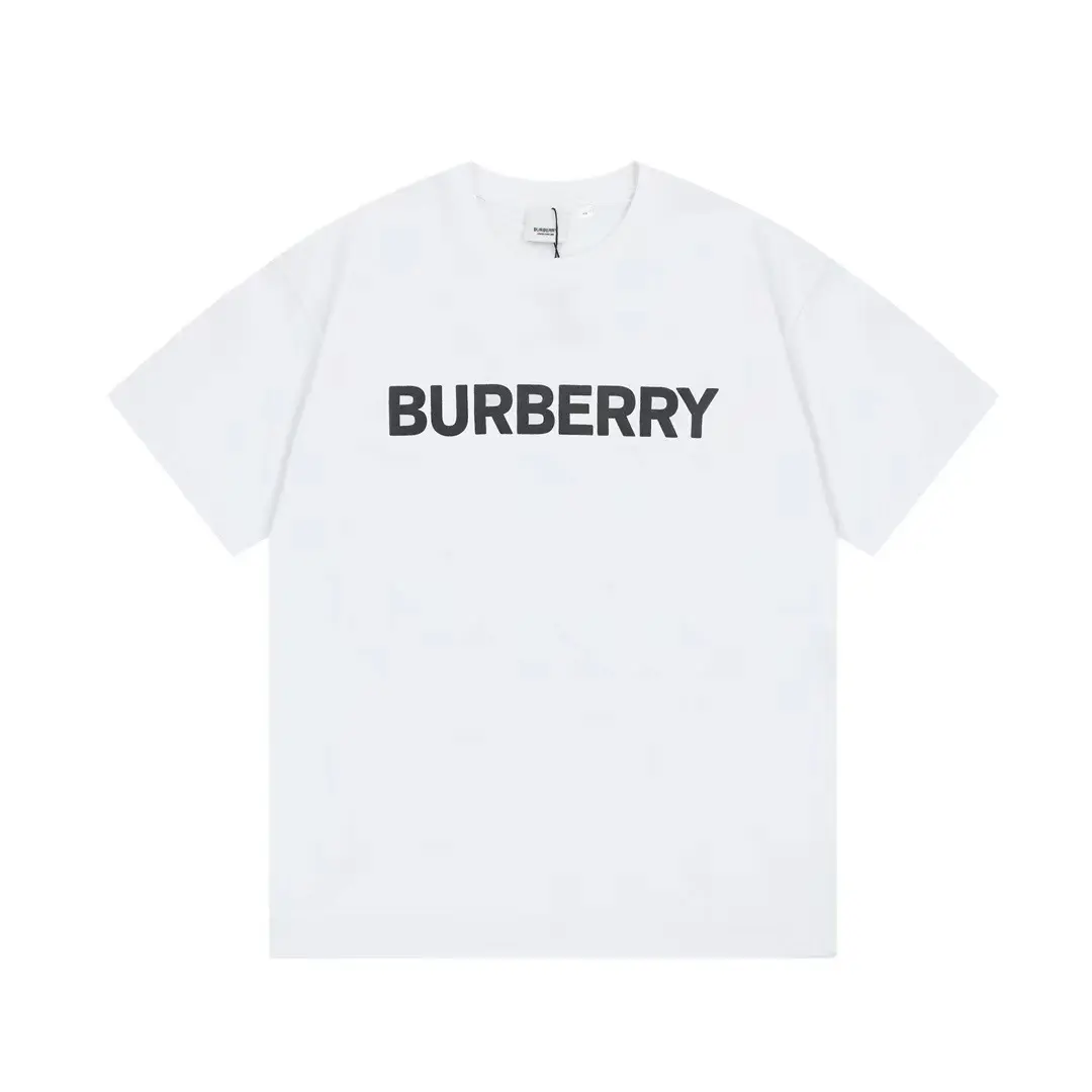 Burberry logo Print cotton T-shirts - Imagen 3