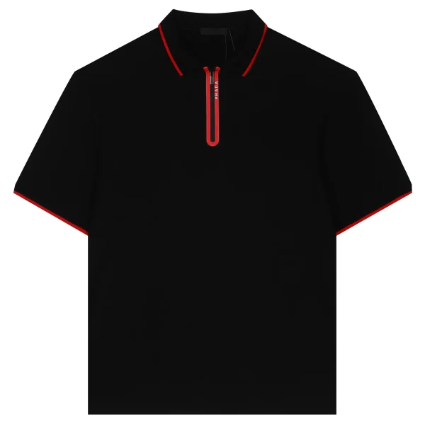 Prada Polo T-shirt Black