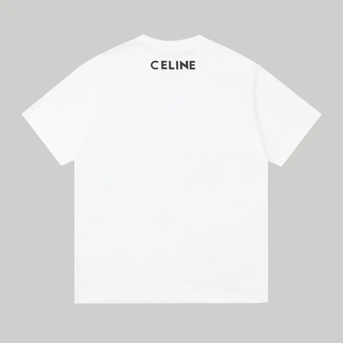 Celine Loose T-Shirt Cotton Jersey White - Imagen 2