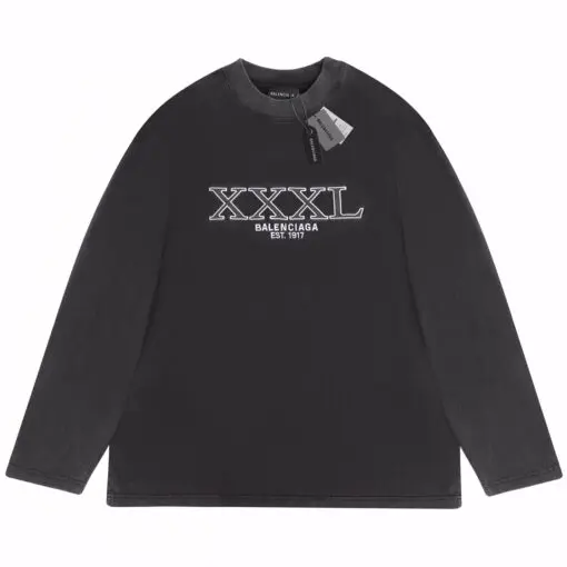 Balenciaga XXXL Sweater Washed Black