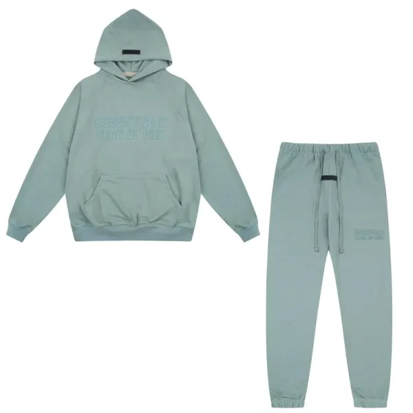 Fear of God Essentials Tracksuit Moss Green