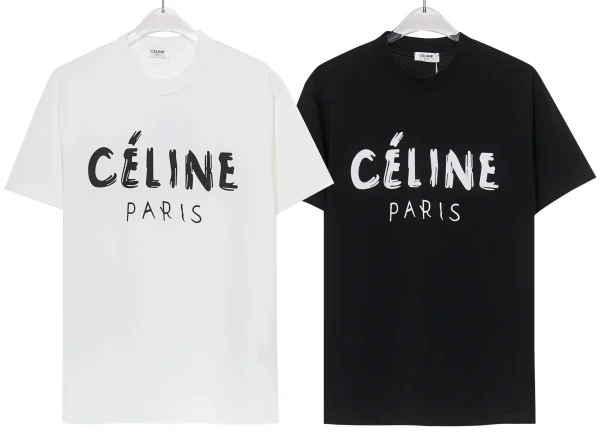 Celine Shirt White Black