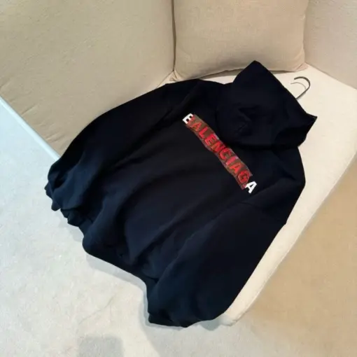 Balenciaga Hoodie Black/ Red