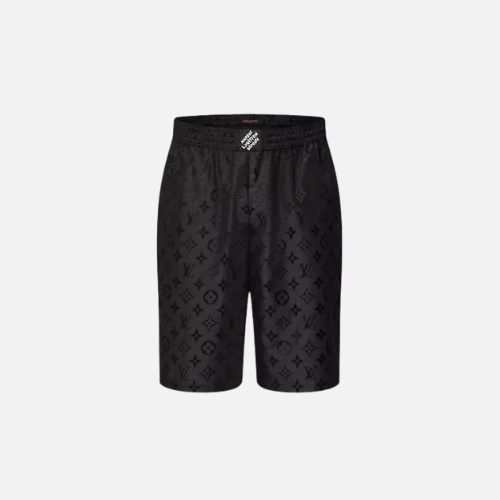 LV Monogram Moire Jacquard Silk Shorts