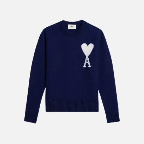 Hoodie Navy Blue Heart Ami