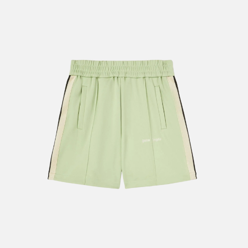 Palm Angels Logo Track Shorts Sage Green