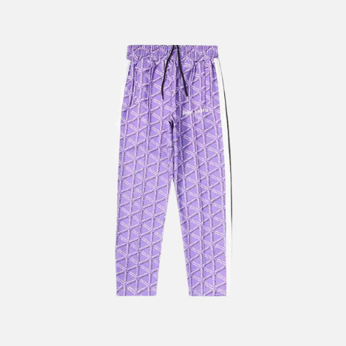 Palm Angels Purple Monogram Track Pants