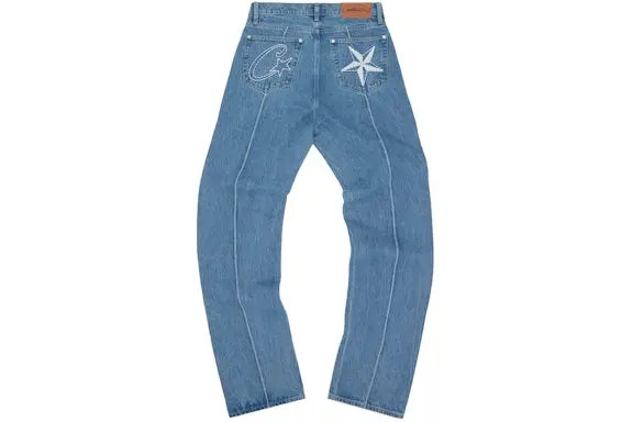 Corteiz C-Star Denim Jeans Blue